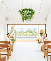 海が見えるチャペル＆多彩なロケーション