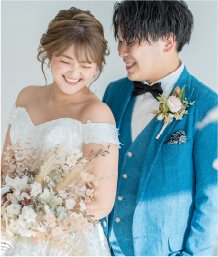 おふたりらしい自然な表情を美しく残せる